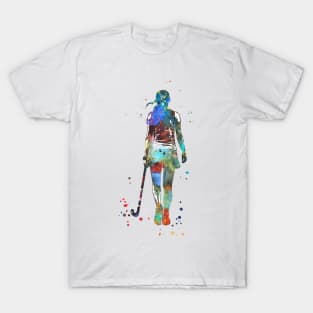 Field Hockey Player Girl T-Shirt